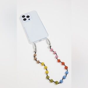 Ossa Pave Disco Wristlet Phone Strap